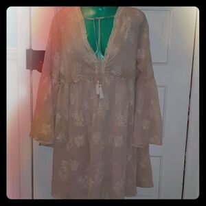 Sequin Hearts XL dress Hippie 👗 boho